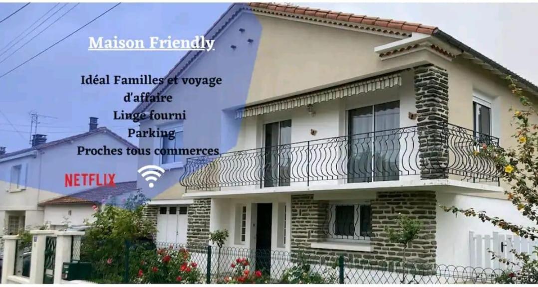 -Comme A La Maison- Jardin, Veranda, Ideal Familles Et Business Niort Exterior photo